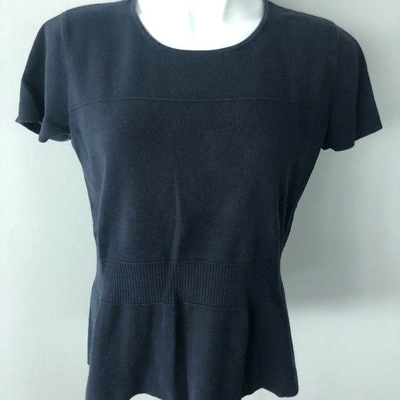 Trio (All 3) Ann Taylor Tops - Pink Lt Blue Navy - Picture 4 of 8